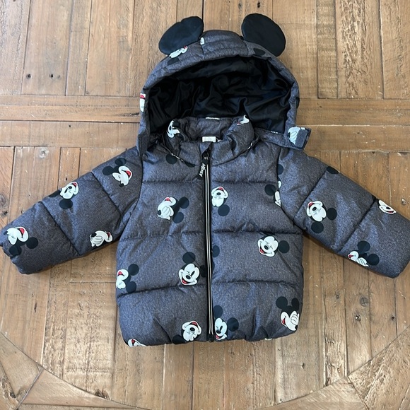 H&M Mickey Mouse puffer coat - Picture 2 of 8